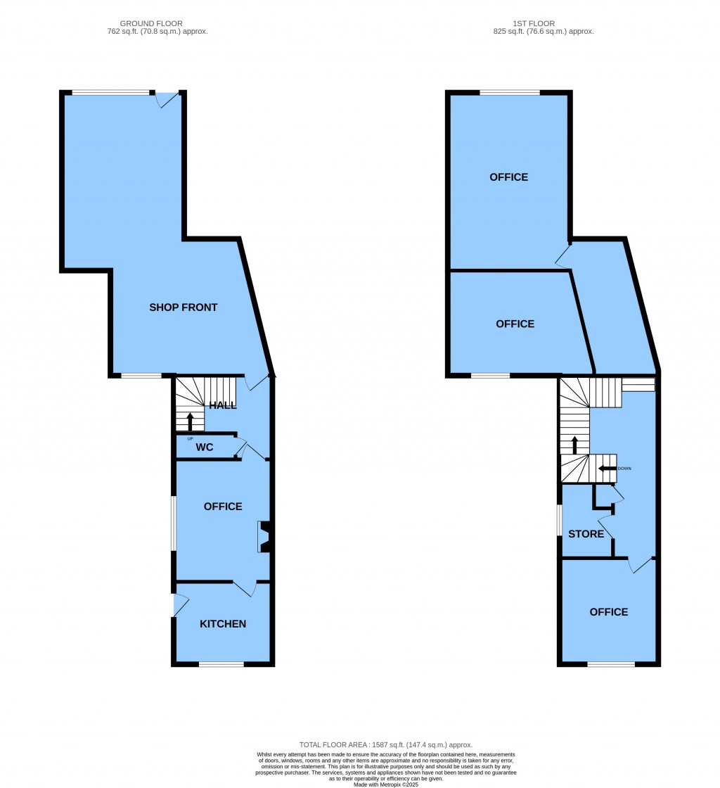 Floorplans For High Street, Battle, East Sussex