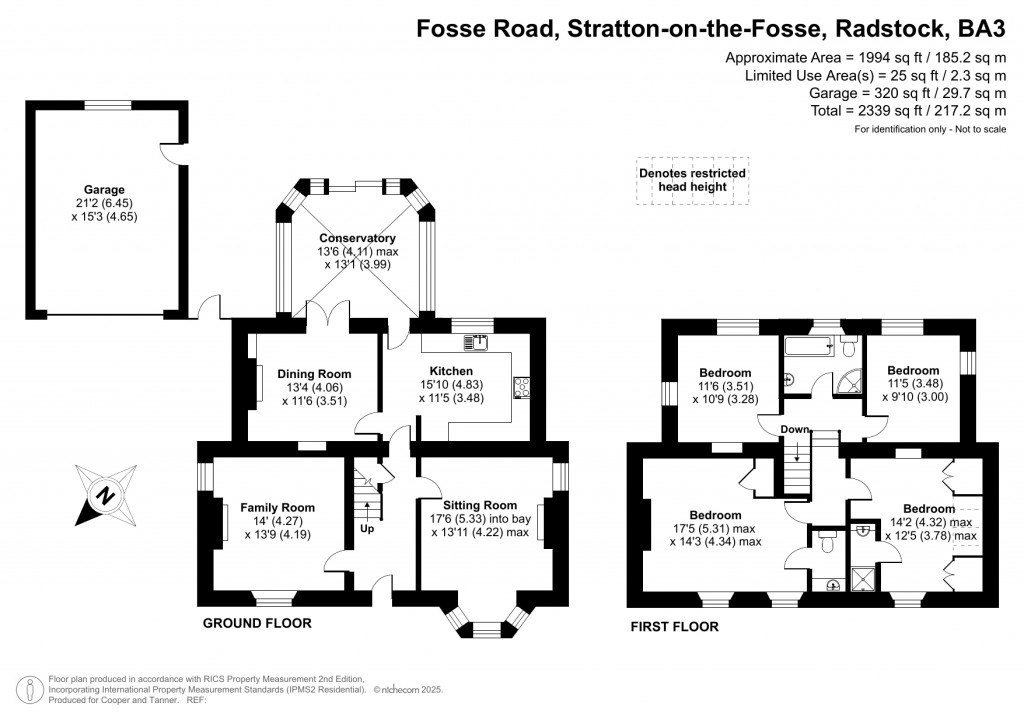 Floorplans For Stratton-on-the-Fosse, Radstock, Somerset