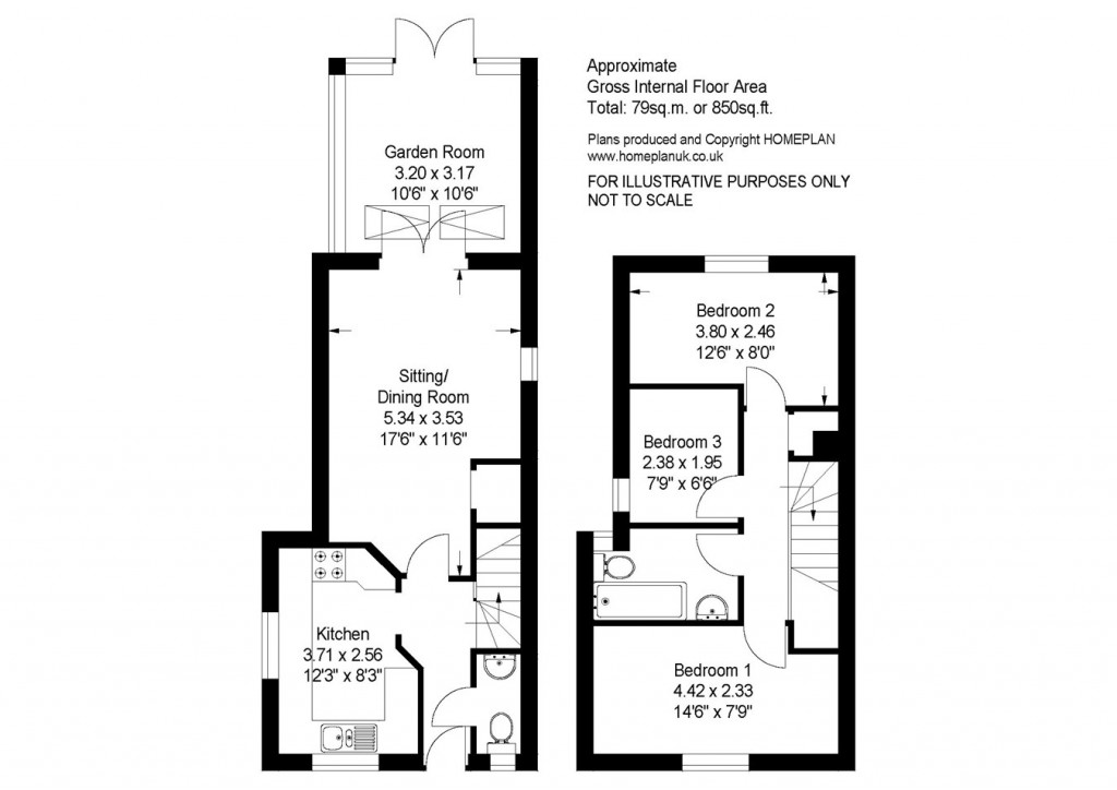 Floorplans For Station Road, Sway, Lymington, SO41