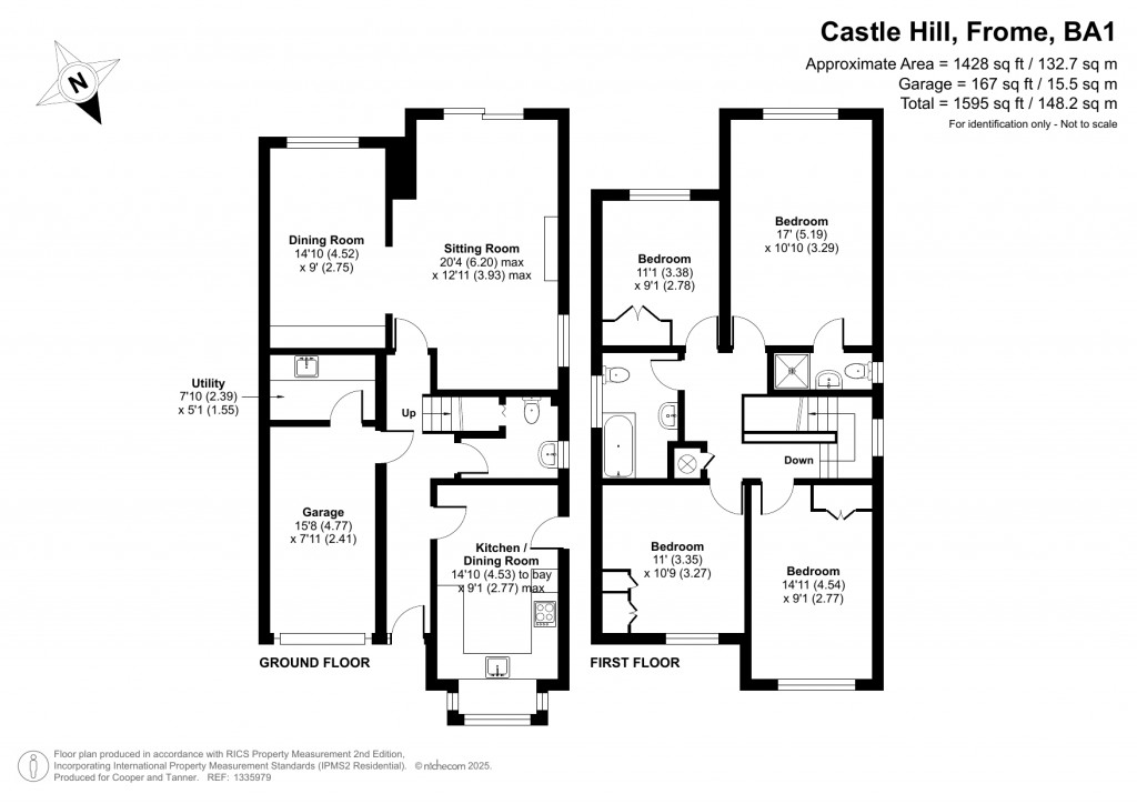 Floorplans For Nunney, Frome, Somerset