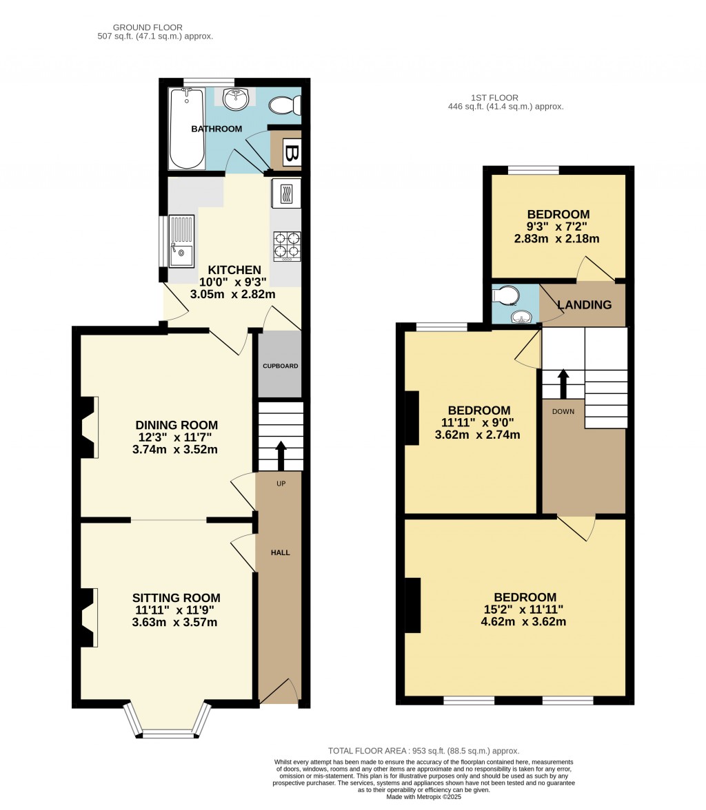 Floorplans For North Road, Wells, Somerset