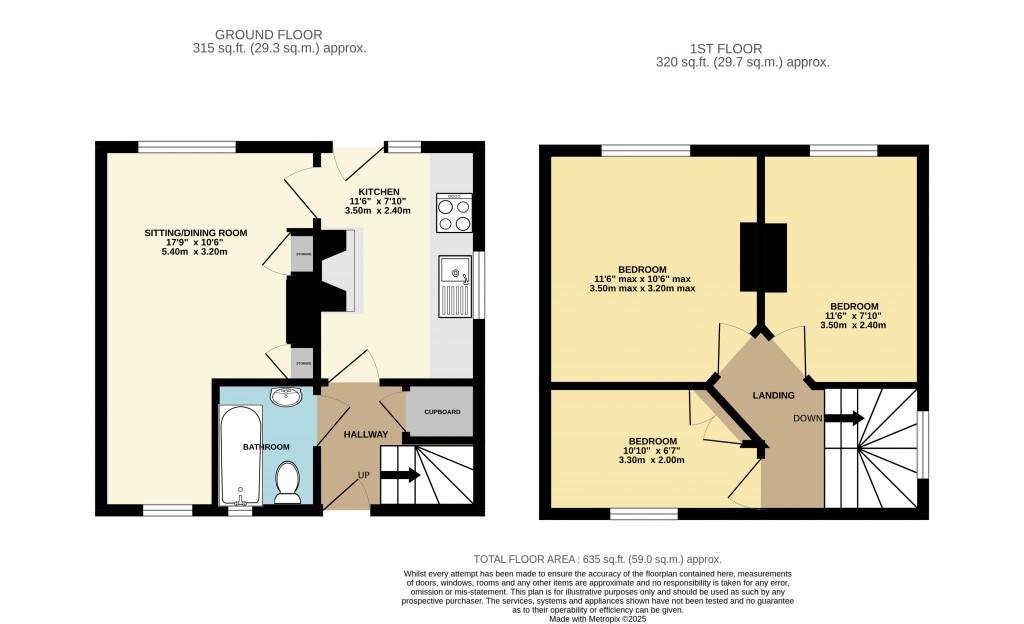 Floorplans For Everett Close, Wells, Somerset