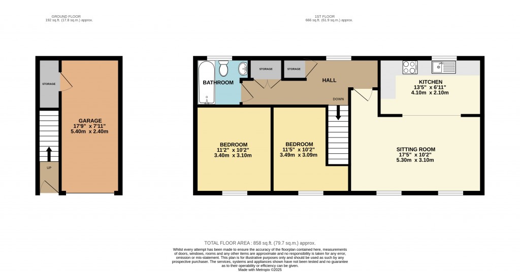 Floorplans For Clares Road, Wells, Somerset