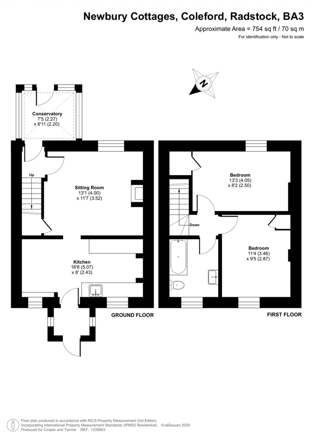 Floorplans For Coleford, Somerset