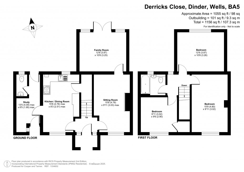 Floorplans For Derricks Close, Dinder Nr Wells