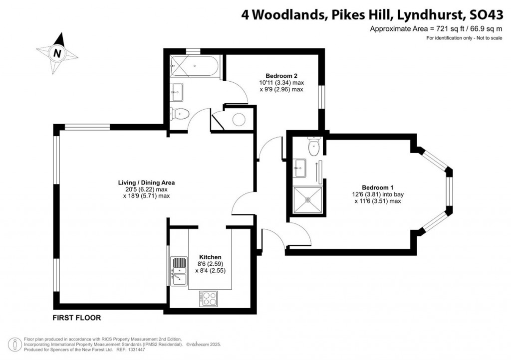 Floorplans For Pikes Hill, Lyndhurst, SO43