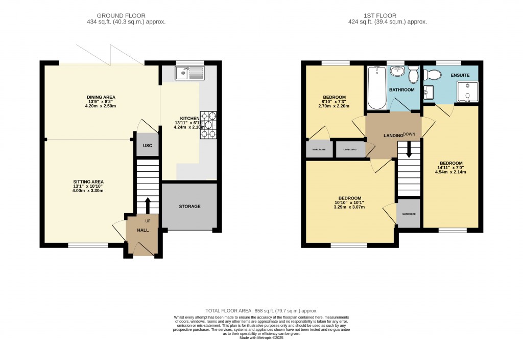 Floorplans For Easton, Wells, Somerset