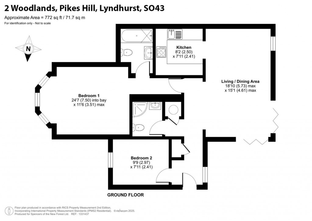 Floorplans For Pikes Hill, Lyndhurst, SO43