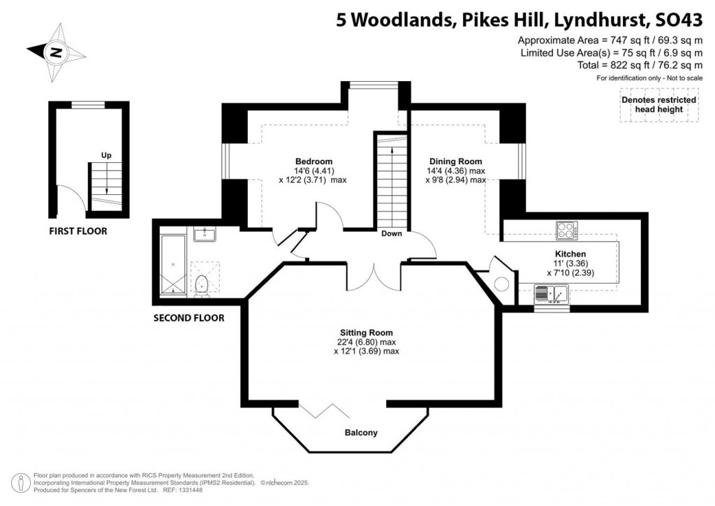 Floorplans For Pikes Hill, Lyndhurst, SO43