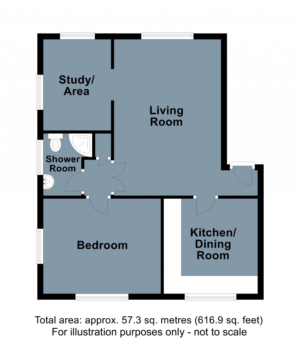 Floorplans For Tollgates, Battle, East Sussex