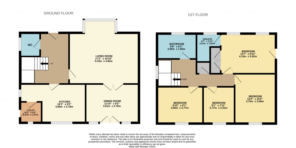 Floorplans For Oaklands, Cheddar, Somerset