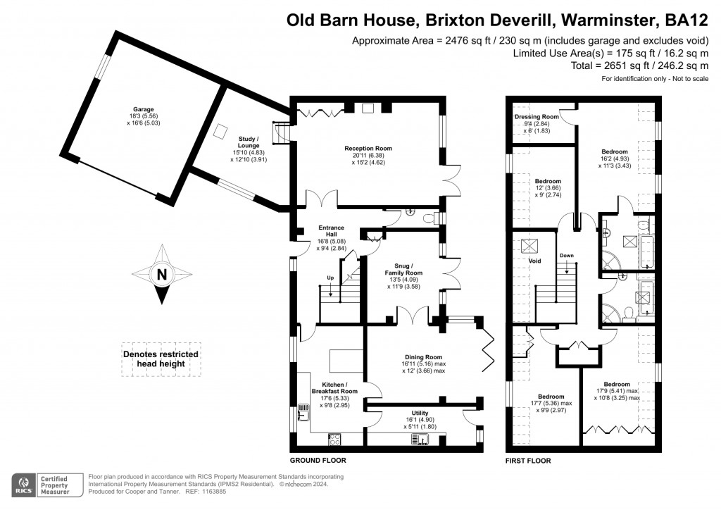Floorplans For Brixton Deverill, Brixton Deverill, Warminster, Wiltshire