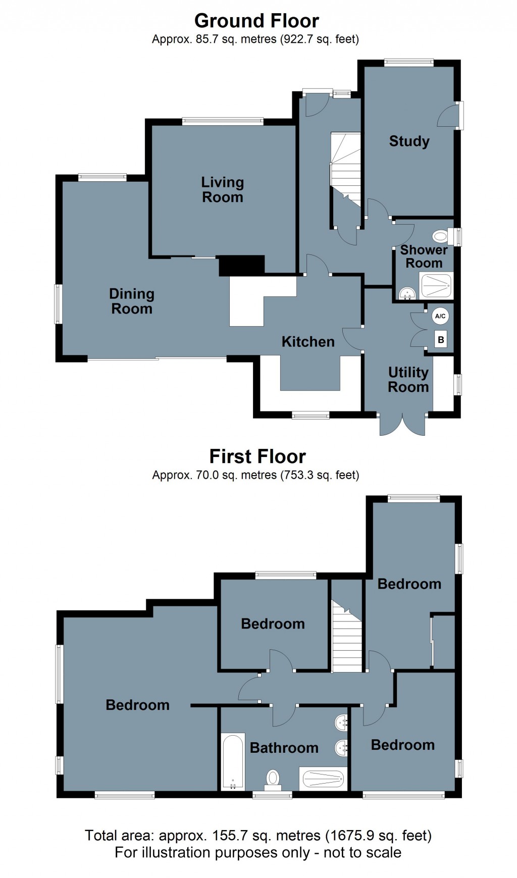 Floorplans For Battle Gates, Battle, East Sussex