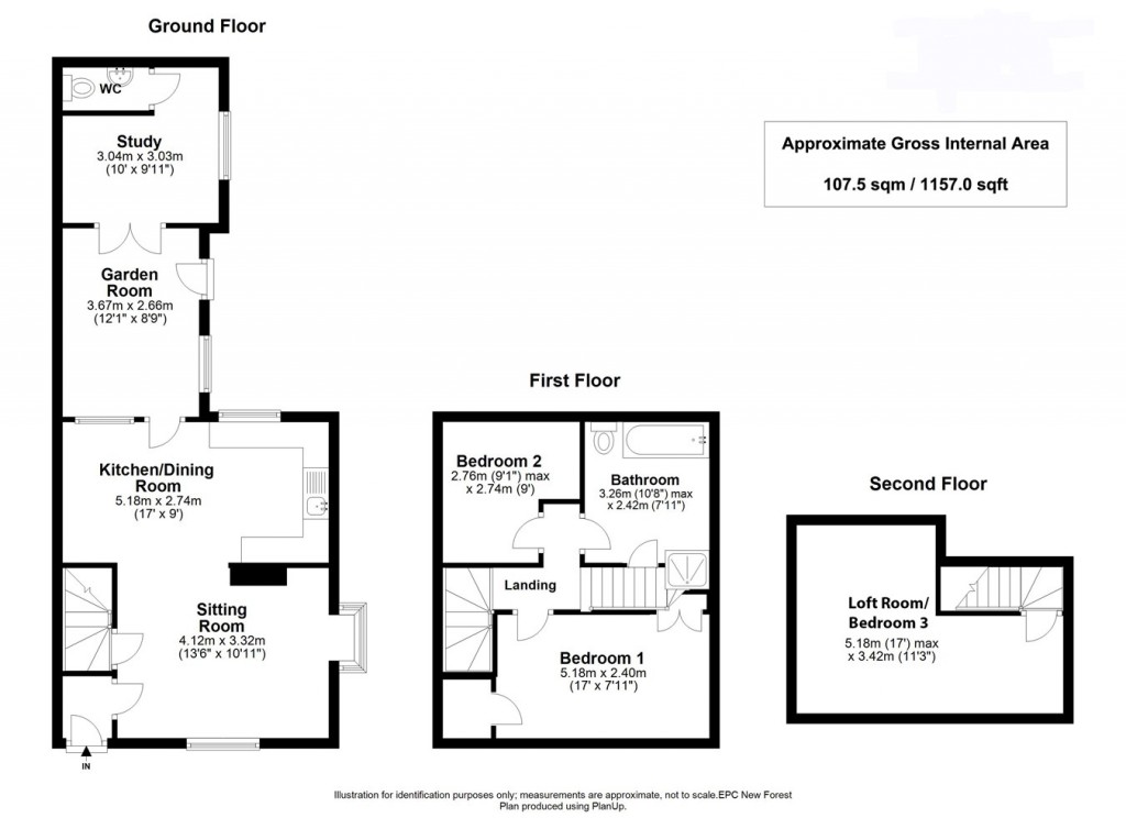 Floorplans For Pikes Hill, Lyndhurst, SO43