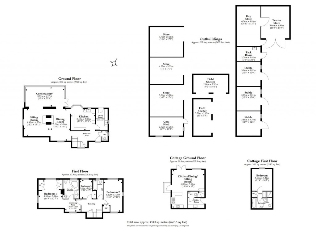 Floorplans For Hale Road, Woodgreen, Fordingbridge, SP6