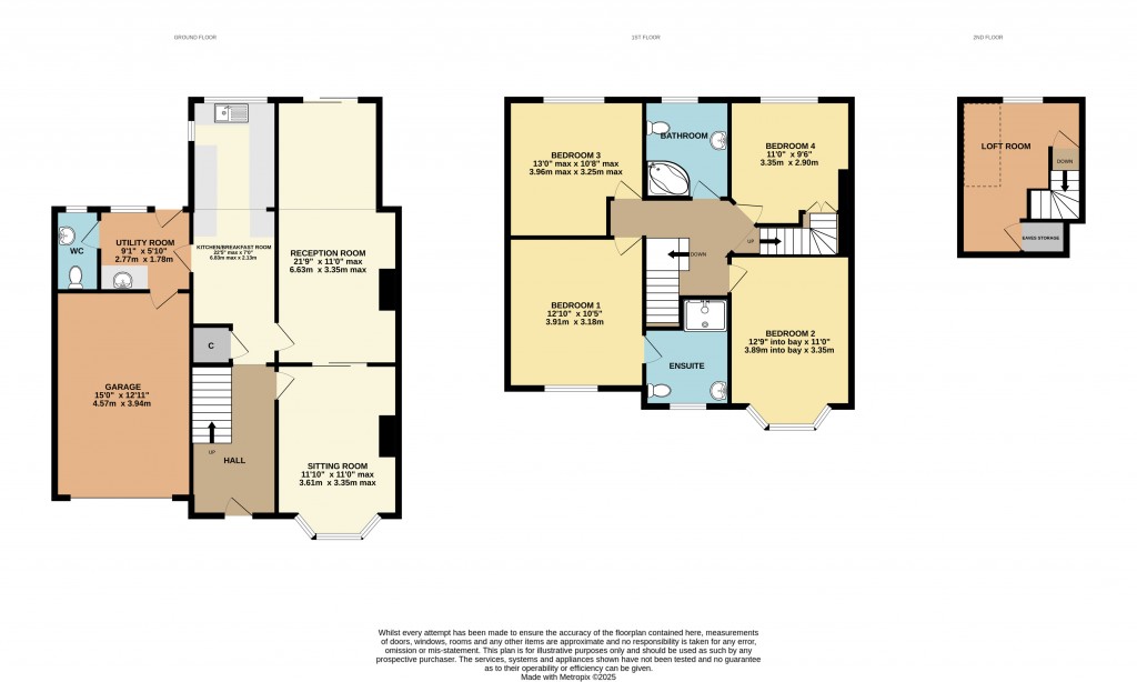Floorplans For East Road, Street, Somerset