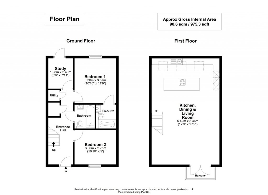 Floorplans For Connaught Place, Brockenhurst, SO42