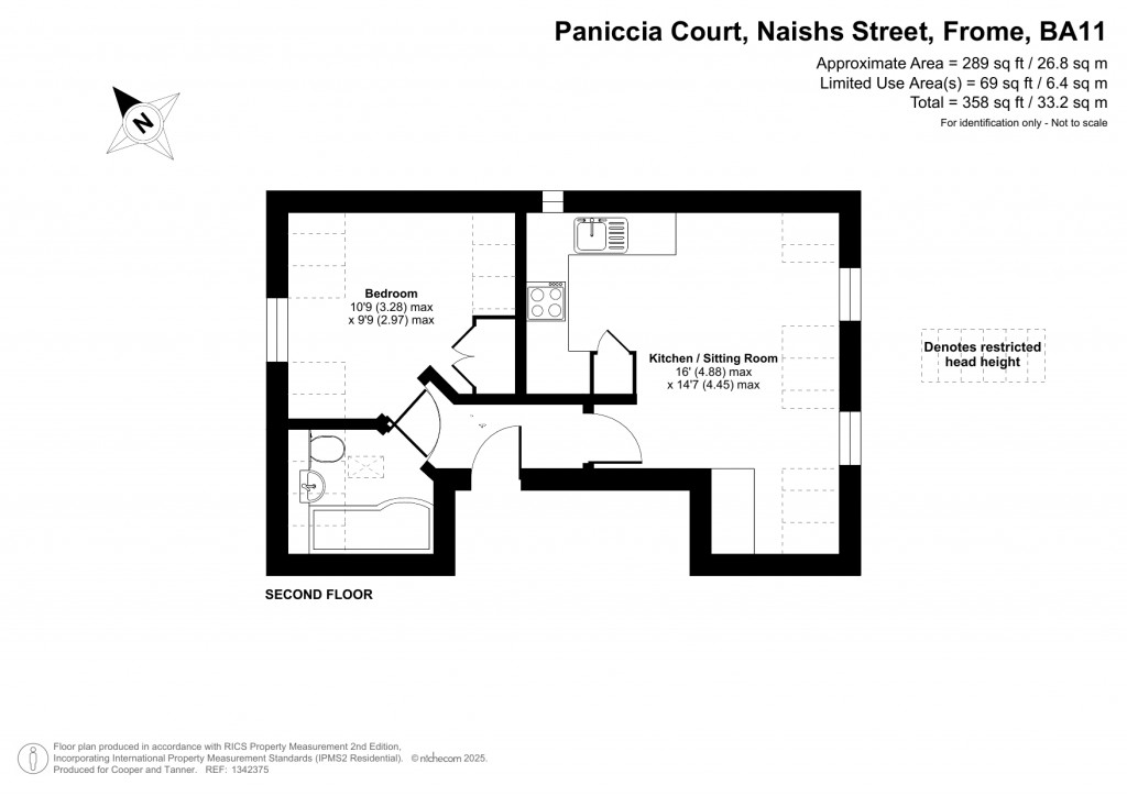 Floorplans For Naishs Street, Frome, Somerset