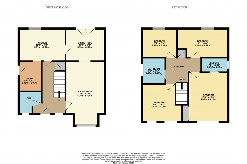Floorplans For Woodlands, Axbridge, Somerset