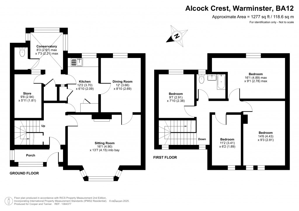 Floorplans For Alcock Crest, Warminster, Wiltshire