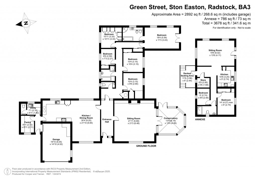 Floorplans For Ston Easton, Radstock, Somerset