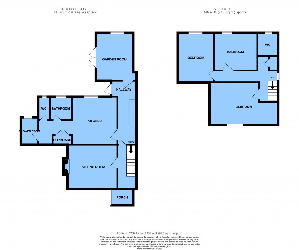 Floorplans For Netherfield Road, Battle, East Sussex