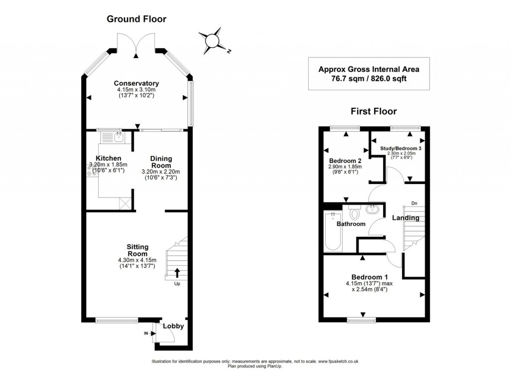 Floorplans For Fennel Gardens, Lymington, SO41