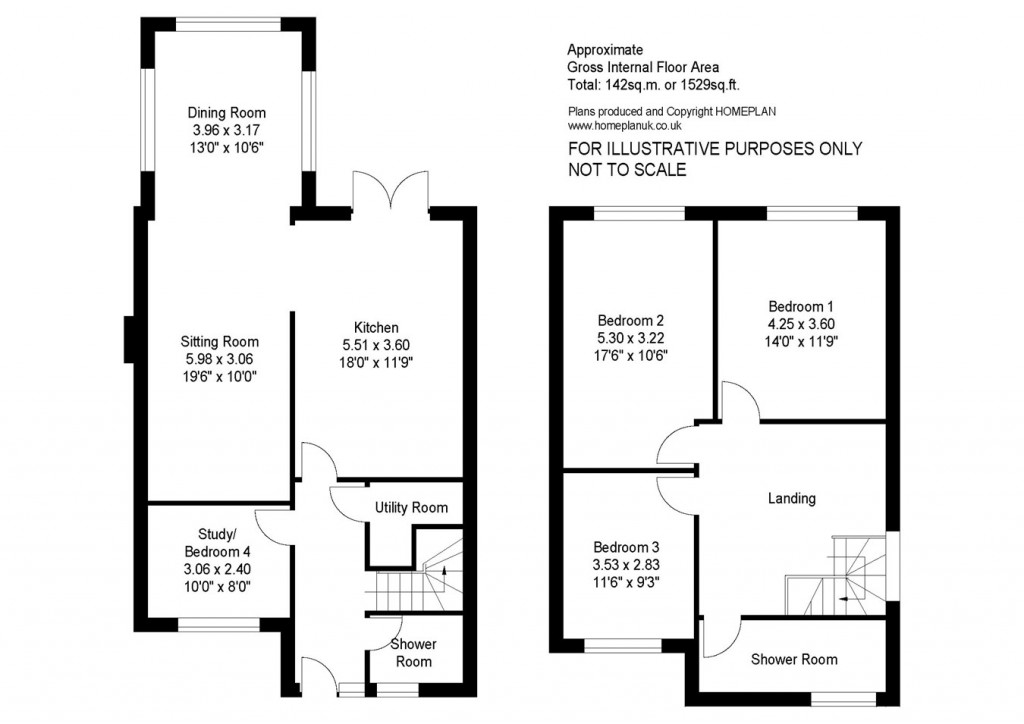 Floorplans For Everton Road, Hordle, Lymington, SO41