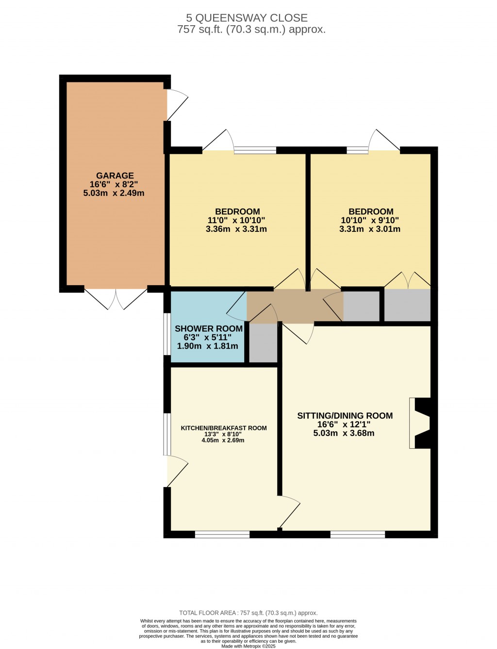 Floorplans For Mark, Highbridge, Somerset