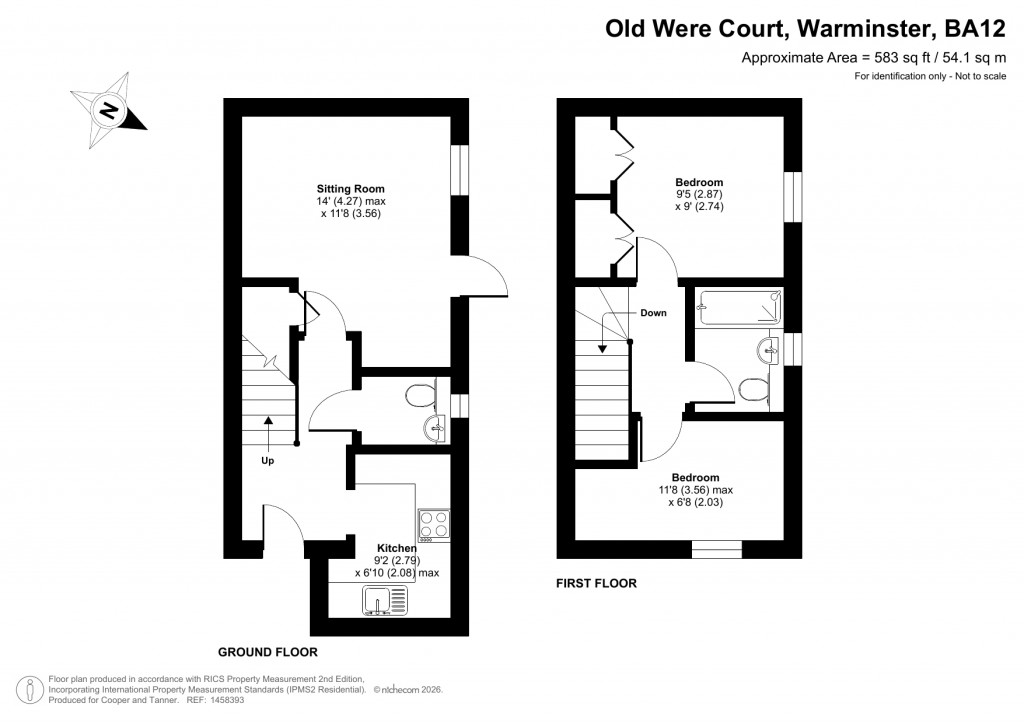Floorplans For Old Were Court, Warminster, Wiltshire
