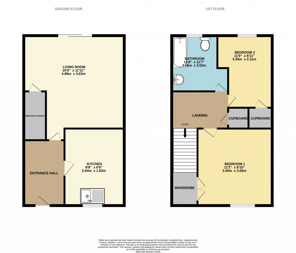 Floorplans For Brookfields, Castle Cary, Somerset