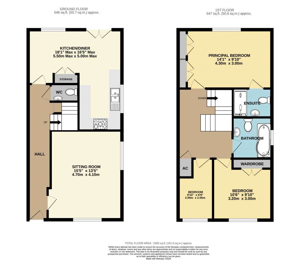 Floorplans For Coxley, Nr Wells, Somerset