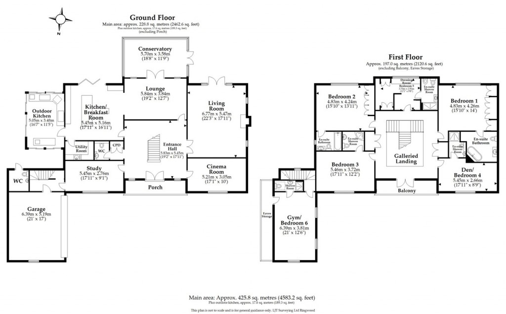Floorplans For Avon Castle Drive, Ringwood, BH24