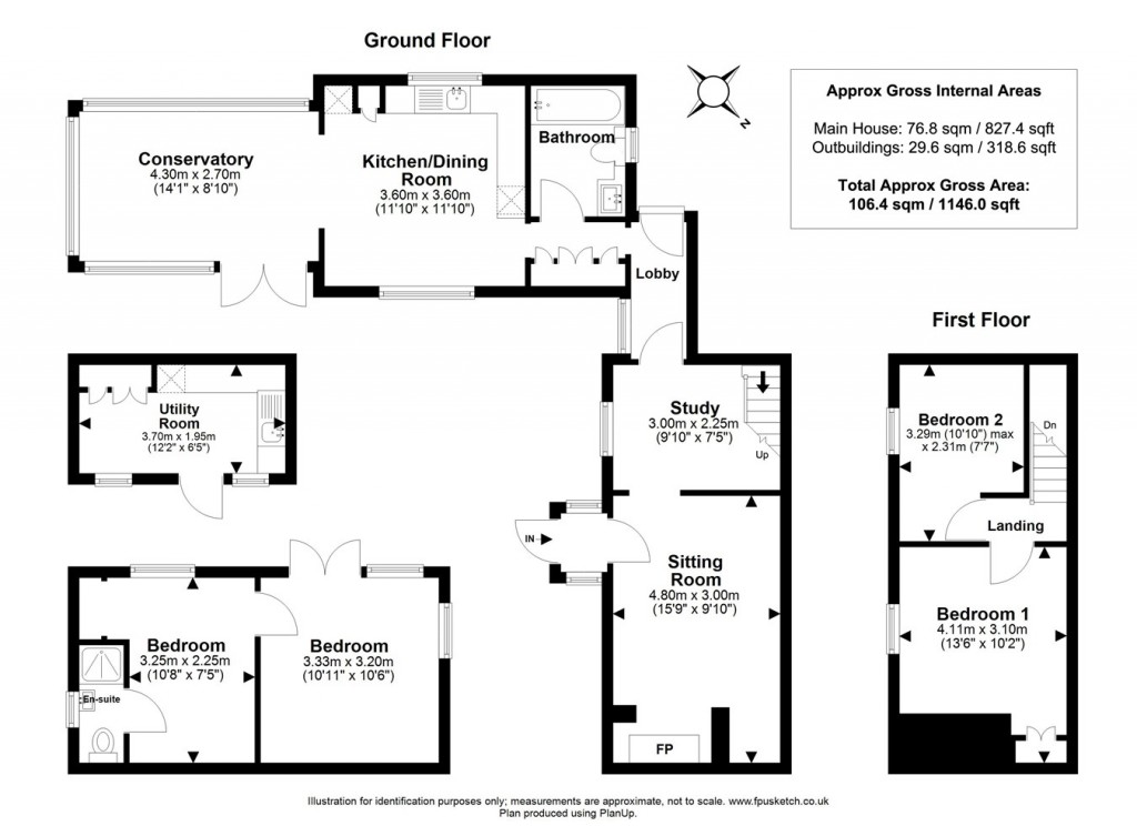 Floorplans For Joys Lane, Norley Wood, Lymington, SO41