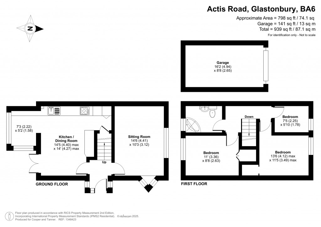 Floorplans For Actis Road, Glastonbury, Somerset