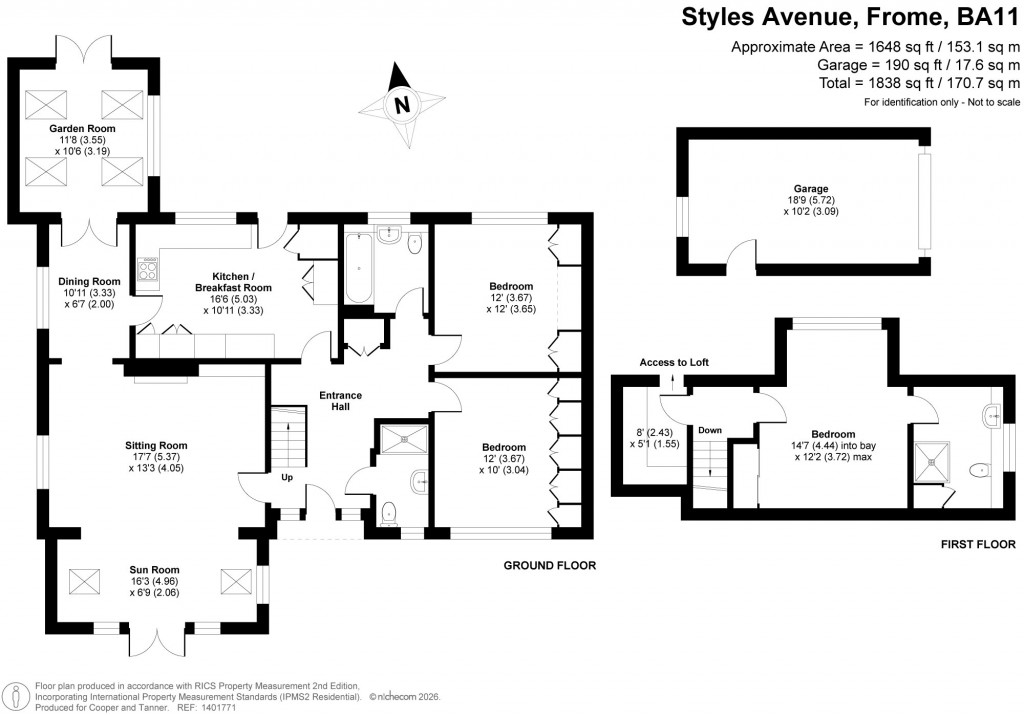 Floorplans For Frome, Somerset