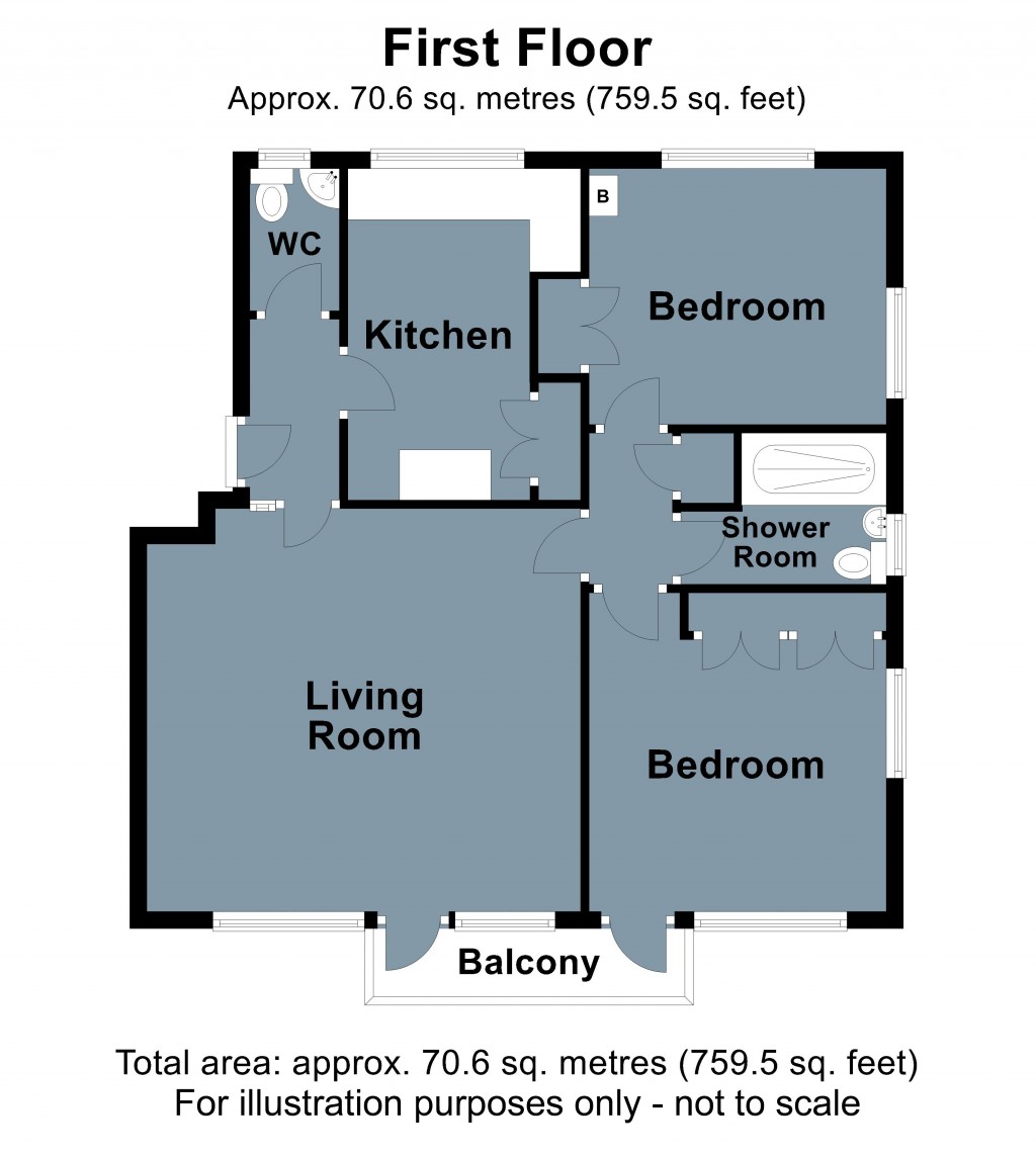 Floorplans For Caldbec Hill, Battle, East Sussex