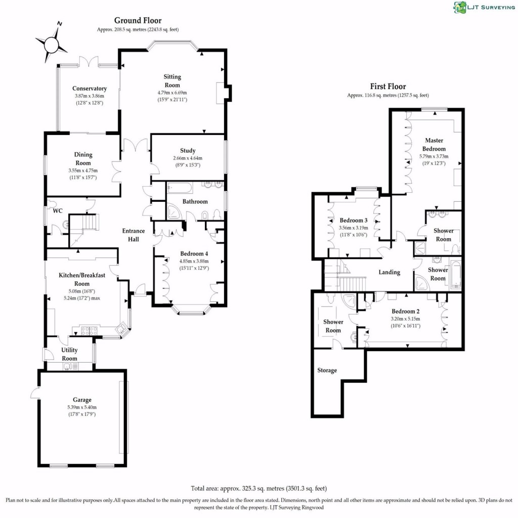 Floorplans For Struan Gardens, Ashley Heath, Ringwood, BH24