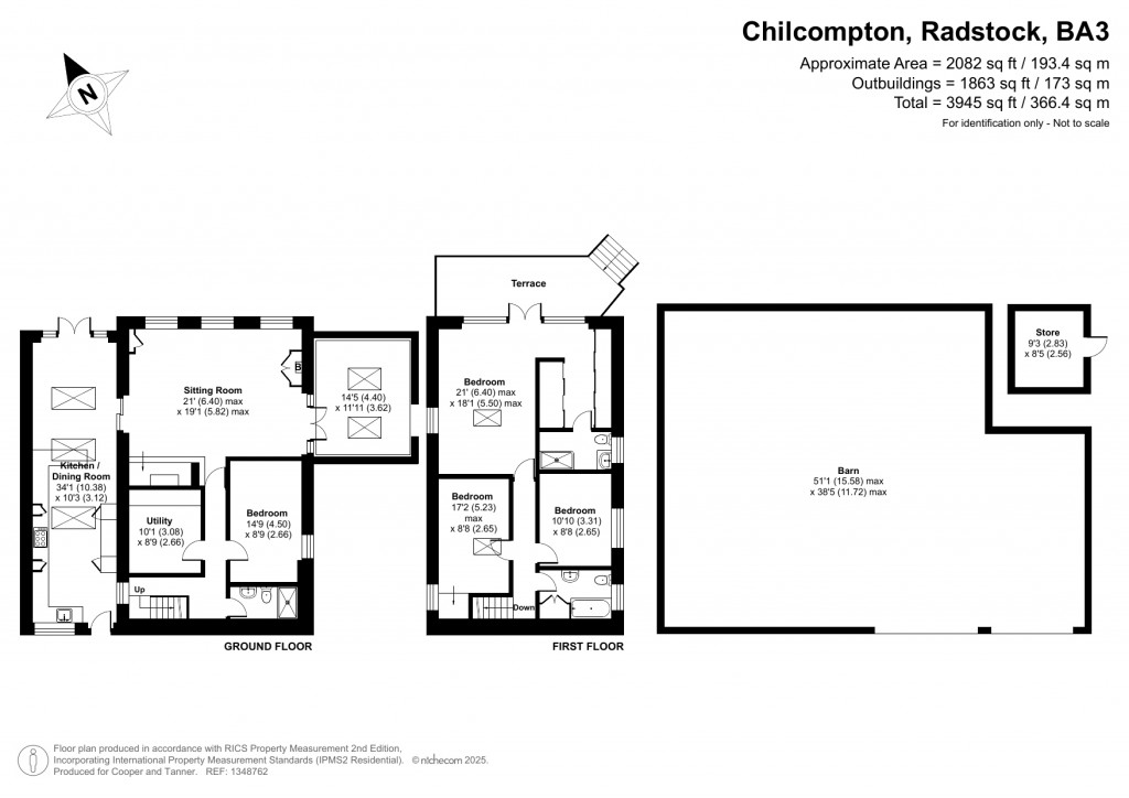 Floorplans For Parsonage Lane, Chilcompton, Radstock
