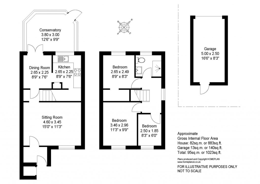 Floorplans For Samber Close, Lymington, SO41