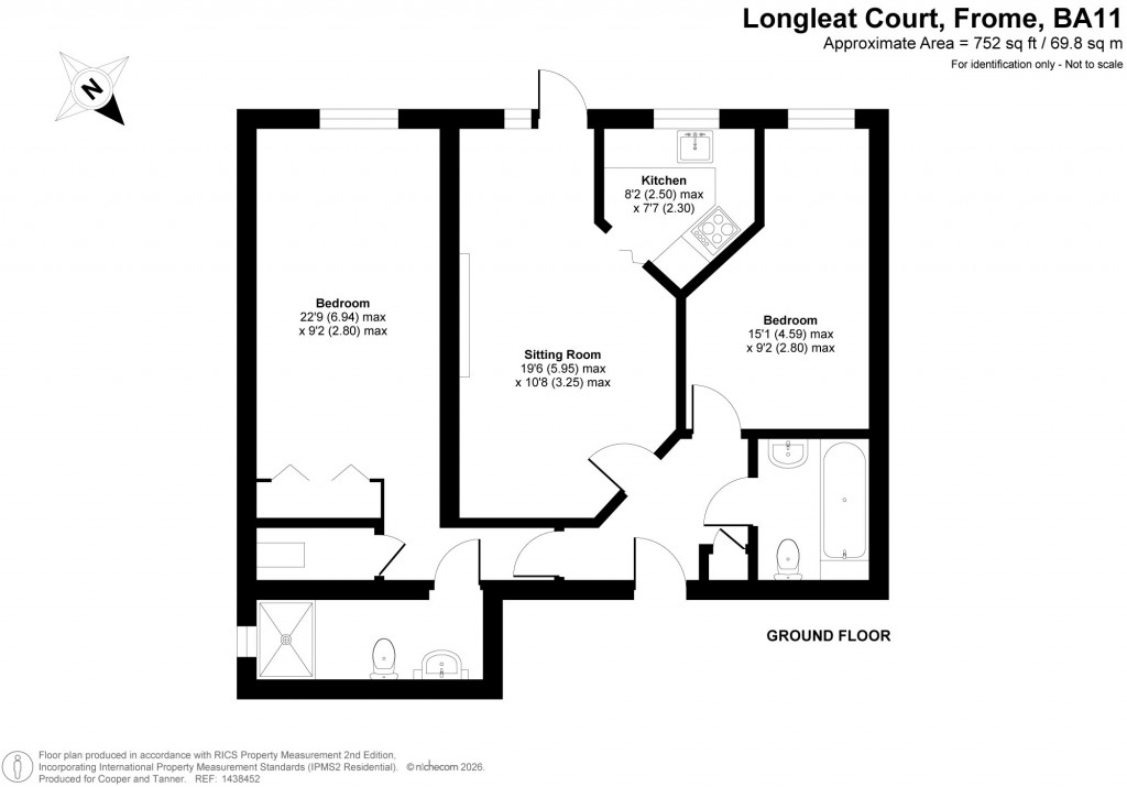 Floorplans For Park Road, Frome, Somerset