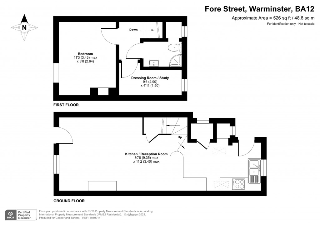 Floorplans For Fore Street, Warminster, Wiltshire