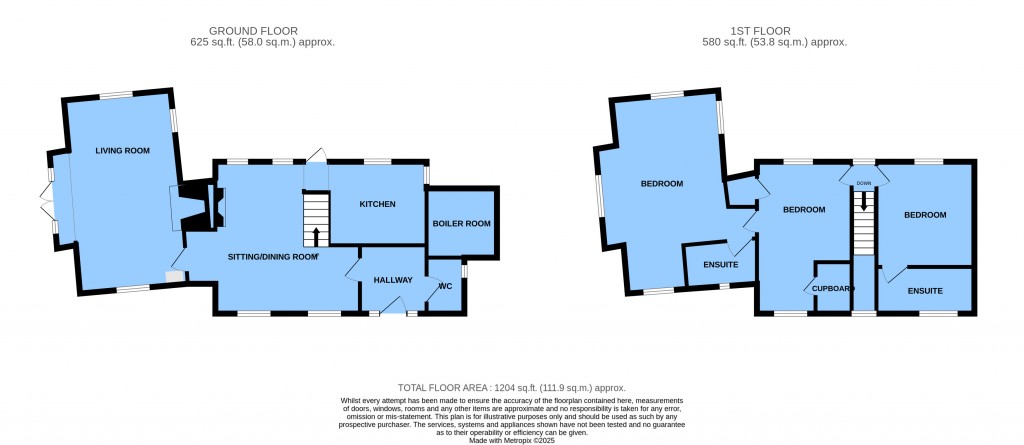 Floorplans For London Road, Mountfield, East Sussex