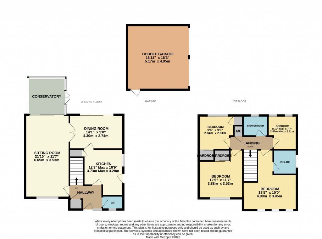 Floorplans For Pilcorn Street, Wedmore, Somerset