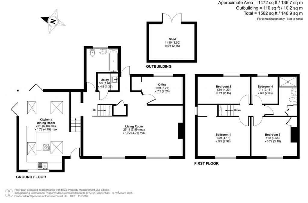 Floorplans For Pundle Green, Bartley, Southampton, SO40