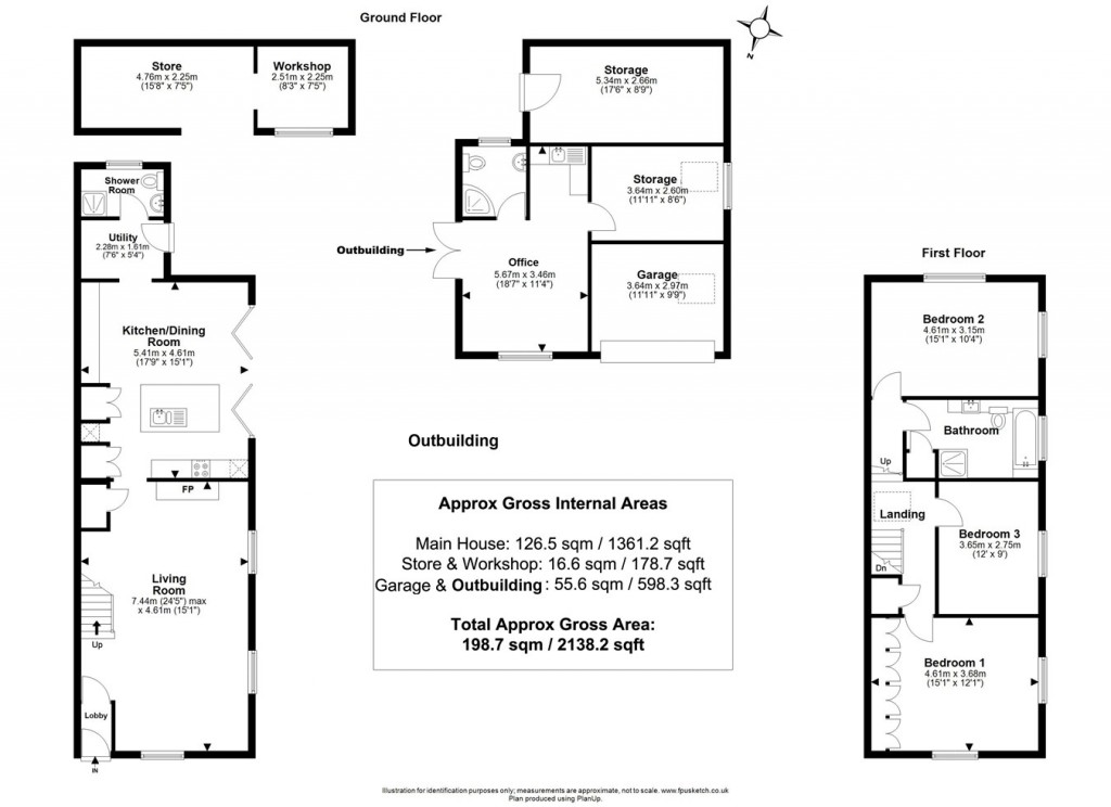 Floorplans For Lucky Lane, Pilley, Lymington, SO41
