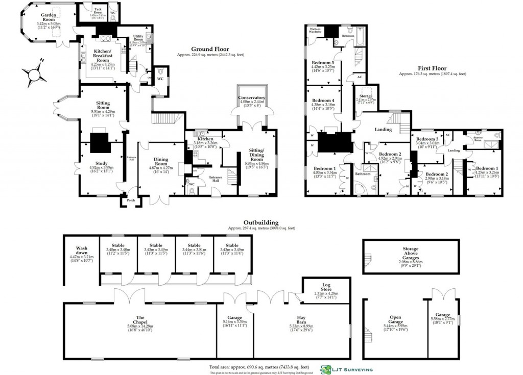 Floorplans For Shirley, Bransgore, Christchurch, BH23