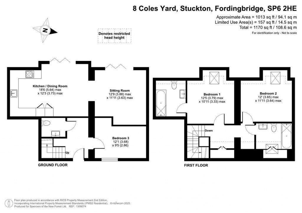 Floorplans For Stuckton, Fordingbridge, SP6