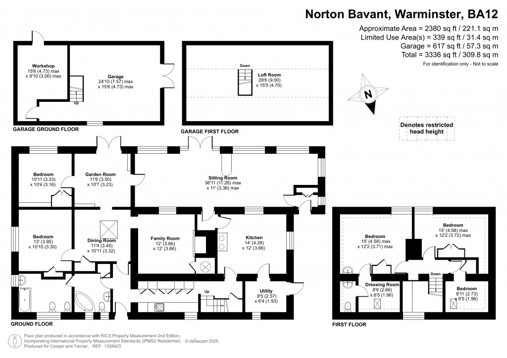 Floorplans For Warminster, Norton Bavant, Wiltshire