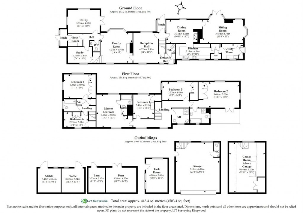 Floorplans For Burley Street, Burley, Ringwood, BH24